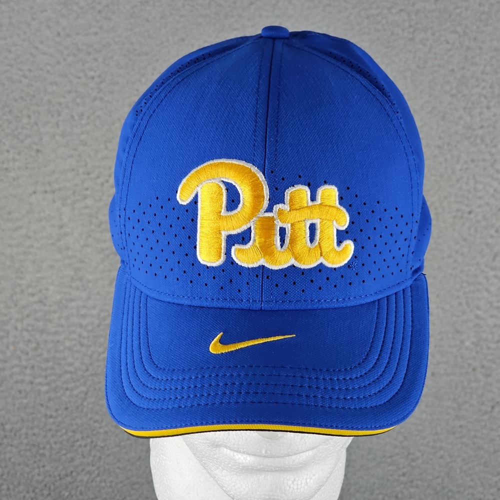 Nike Hat Mens S/M Blue Pitt Panthers AeroBill Classic99 Fitted CT0448-480